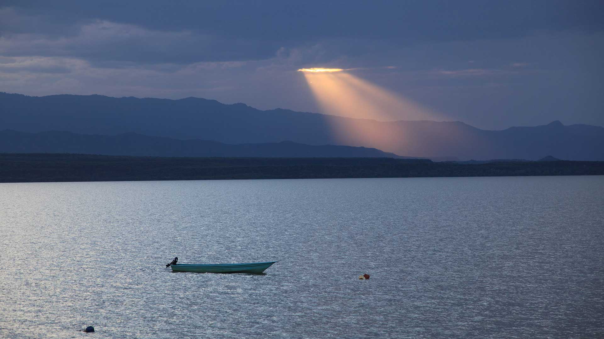 Evening light over Lake Baringo